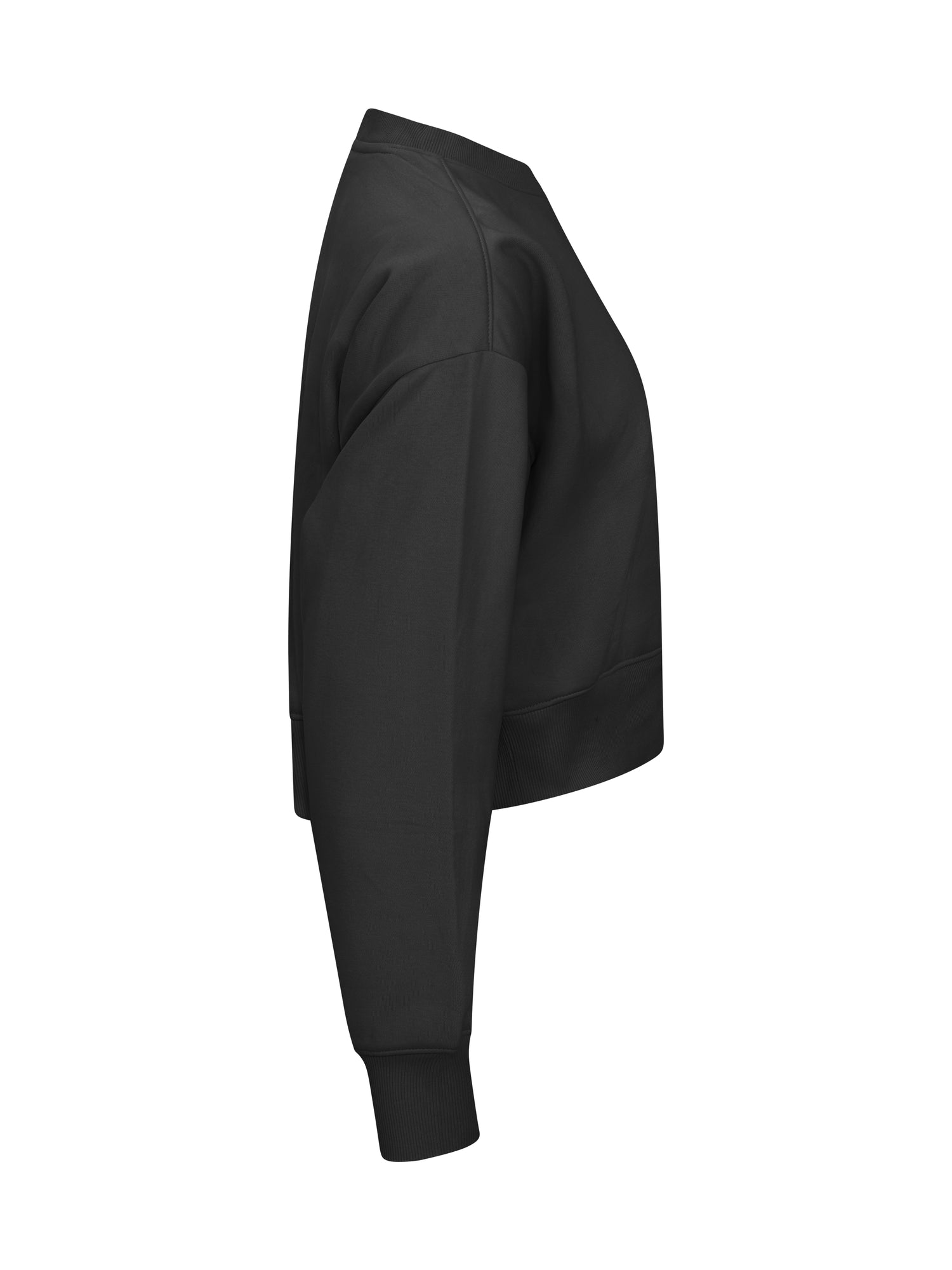 Clique Miami Cropped Sweatshirt Dam - Svart-3