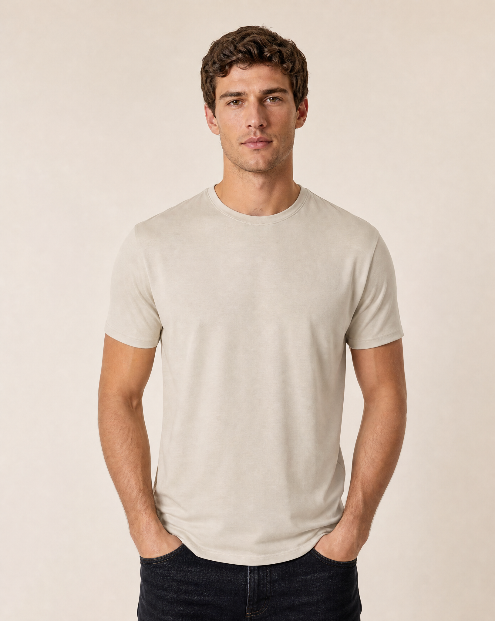 Cutter & Buck Manzanita T-shirt Herr - Beige