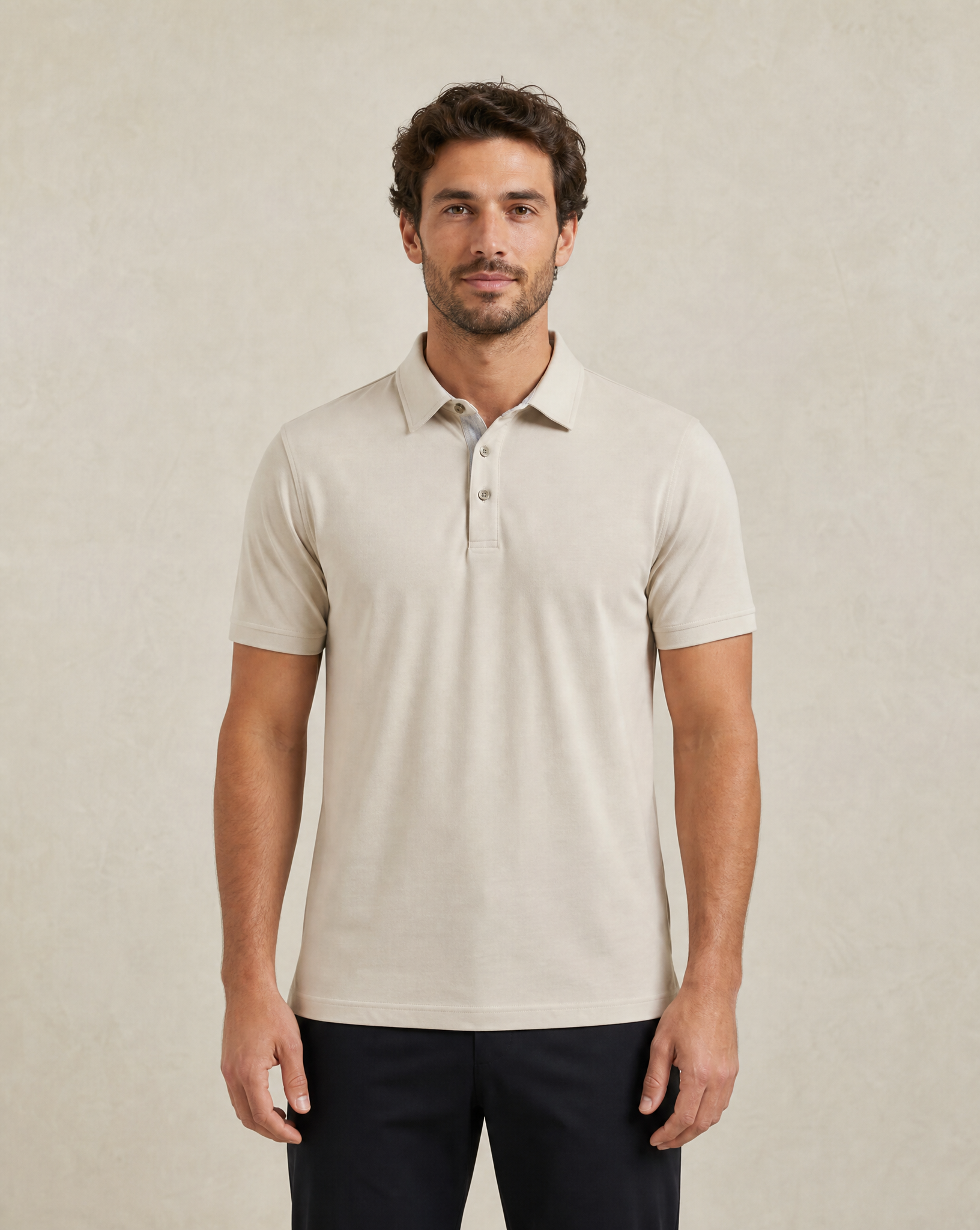 Cutter & Buck Advantage Premium Polo Herr - Beige