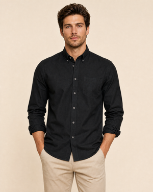 Cutter & Buck Hansville Oxfordskjorta Herr - Svart