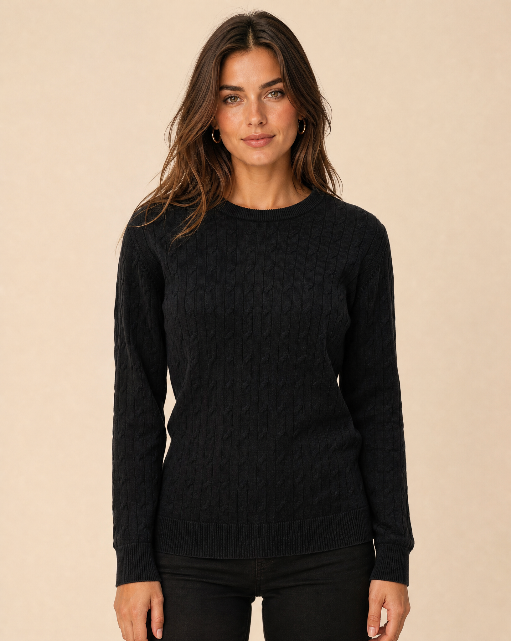 Cutter & Buck Blakely Knitted Sweater Dam - Svart