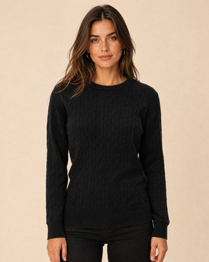 Cutter & Buck Blakely Knitted Sweater Dam - Svart
