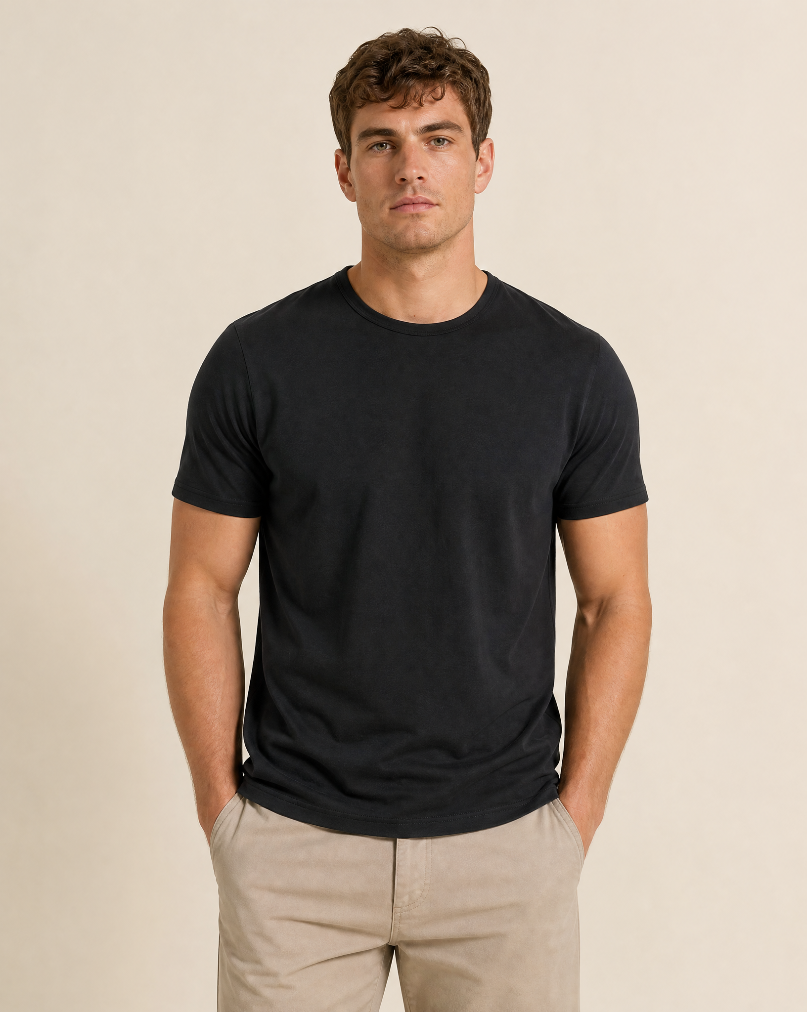 Clique Premium Fashion-T Herr - Svart-1