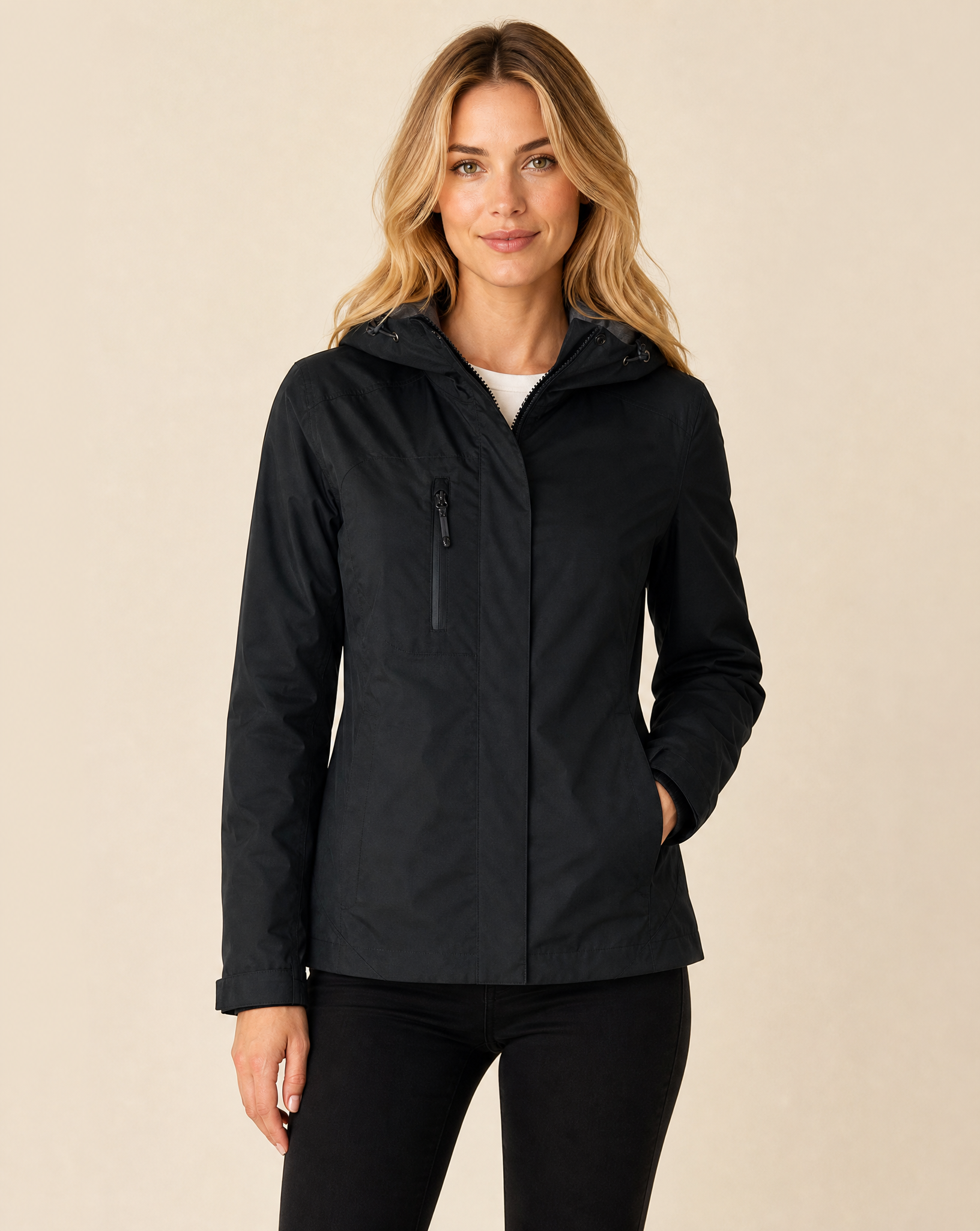 Clique Waco Jacket Dam - Svart