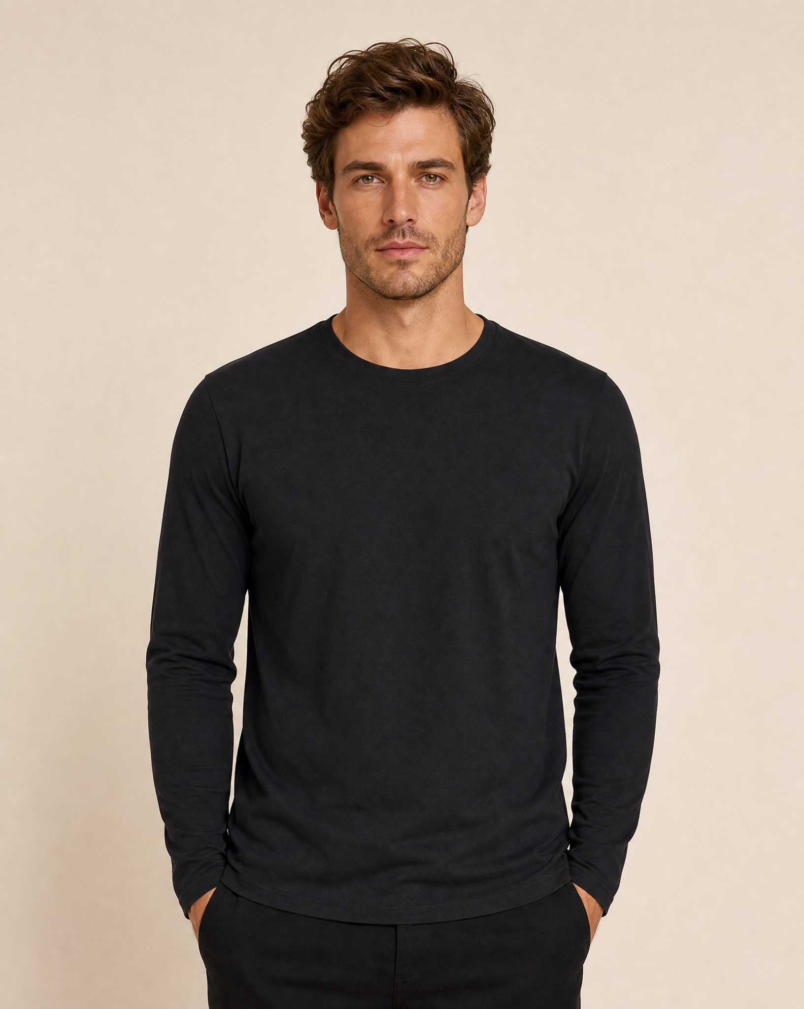 Clique Premium Fashion-T Herr - Svart