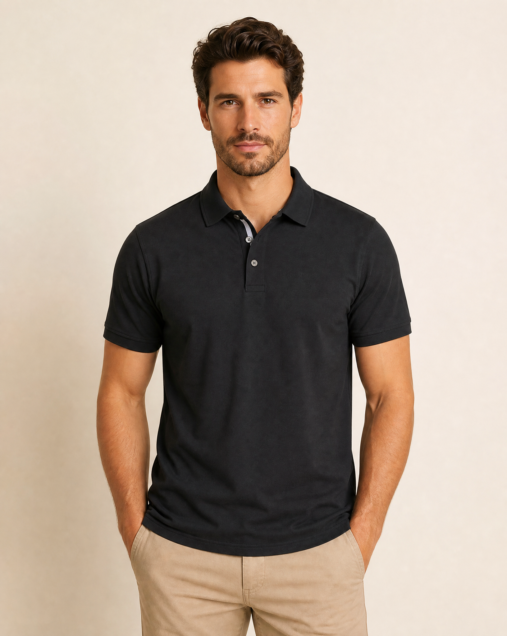 Cutter & Buck Advantage Premium Polo Herr - Svart
