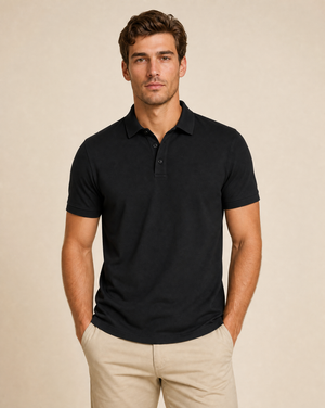 Cutter & Buck Oceanside Stretch Polo Herr - Svart