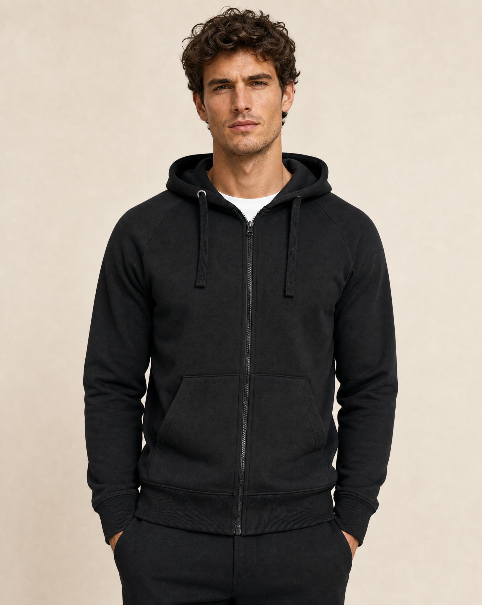 Clique Harper Hoodie Herr - Svart