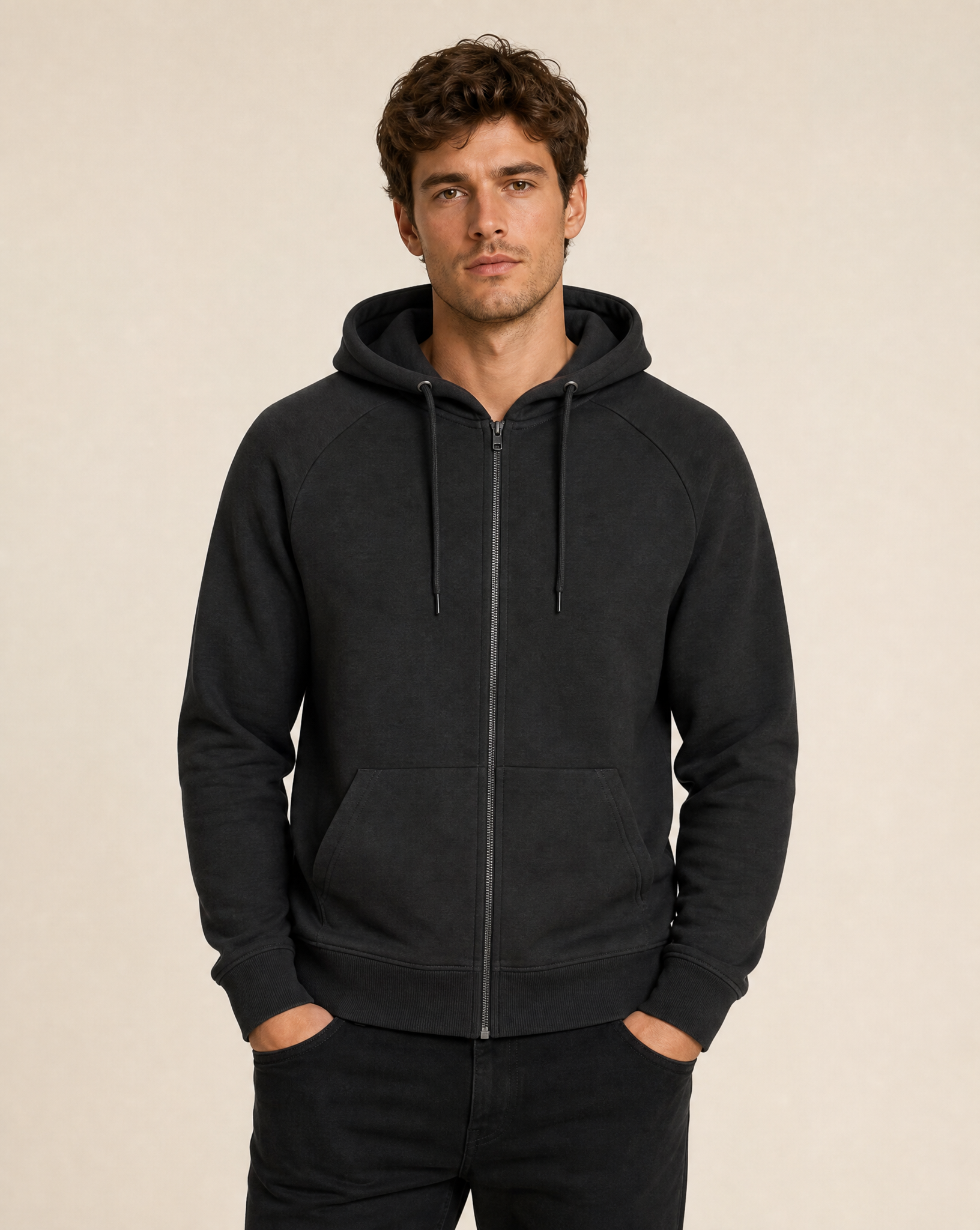 Clique Miami PRO Hoodie Full Zip Herr - Svart