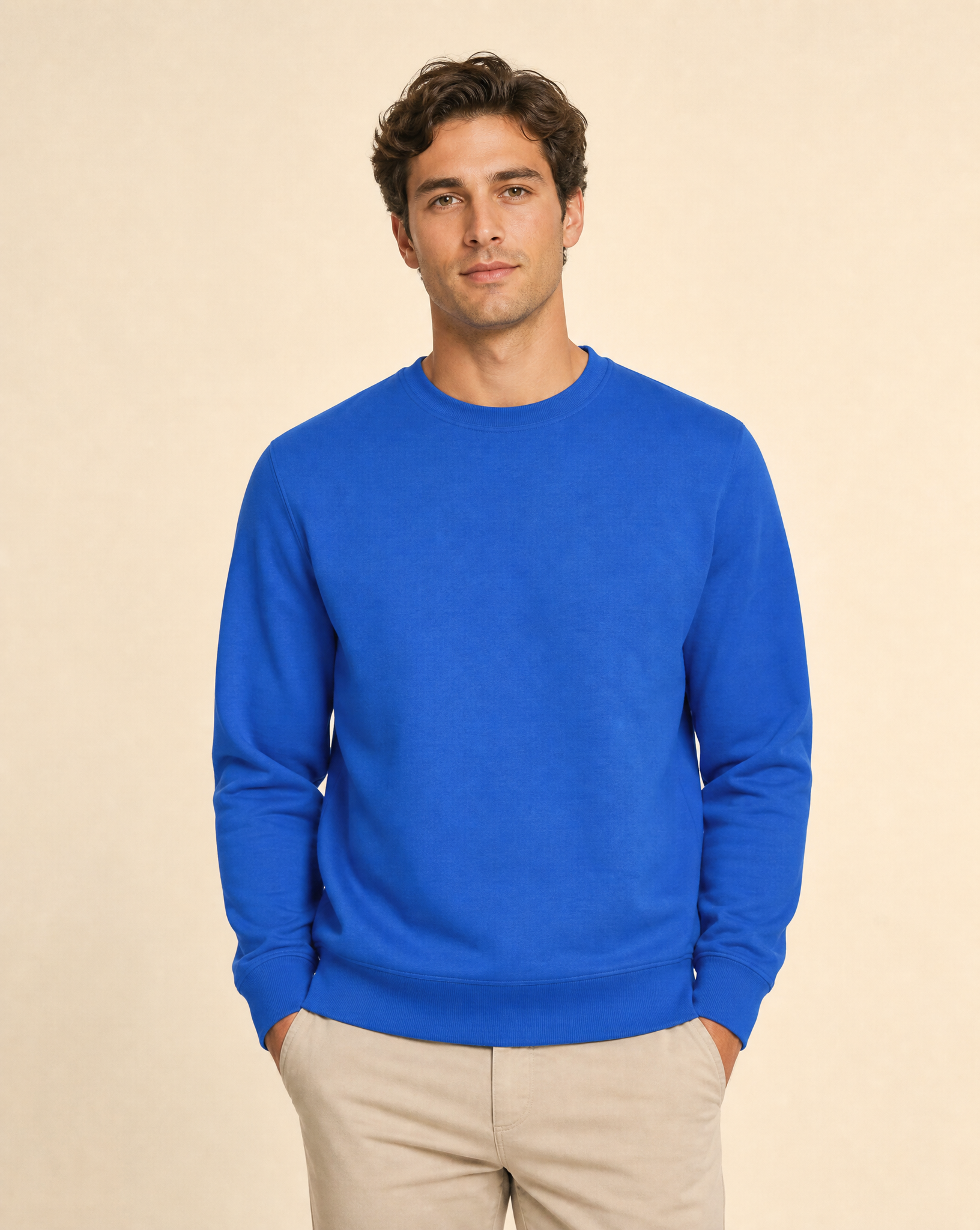 Clique Miami Sweatshirt Herr - Royalblå