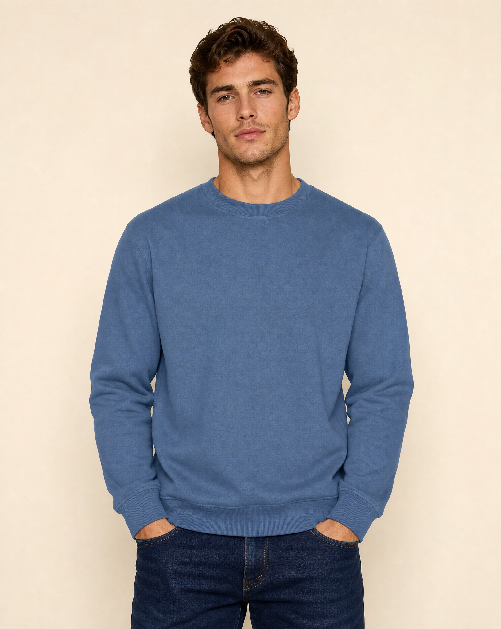 Clique Miami Sweatshirt Herr - Stålblå