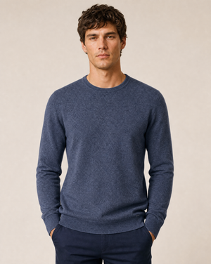 Cutter & Buck Kennewick Tröja Herr - Sea Blue Melange