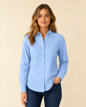 Cutter & Buck Hansville Skjorta Dam - French Blue