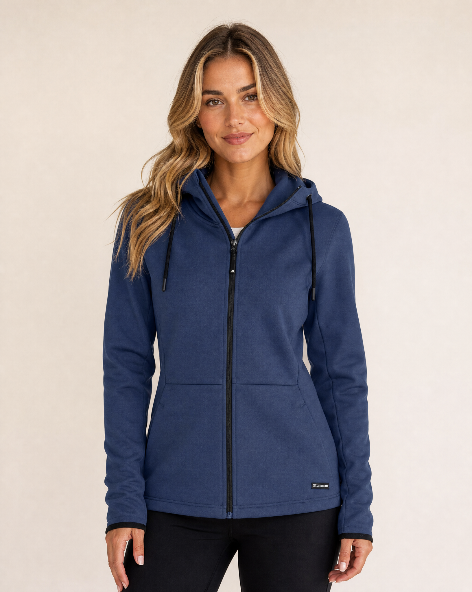 Cutter & Buck Pemberton Hoodie Full Zip Dam - Ensign Blue
