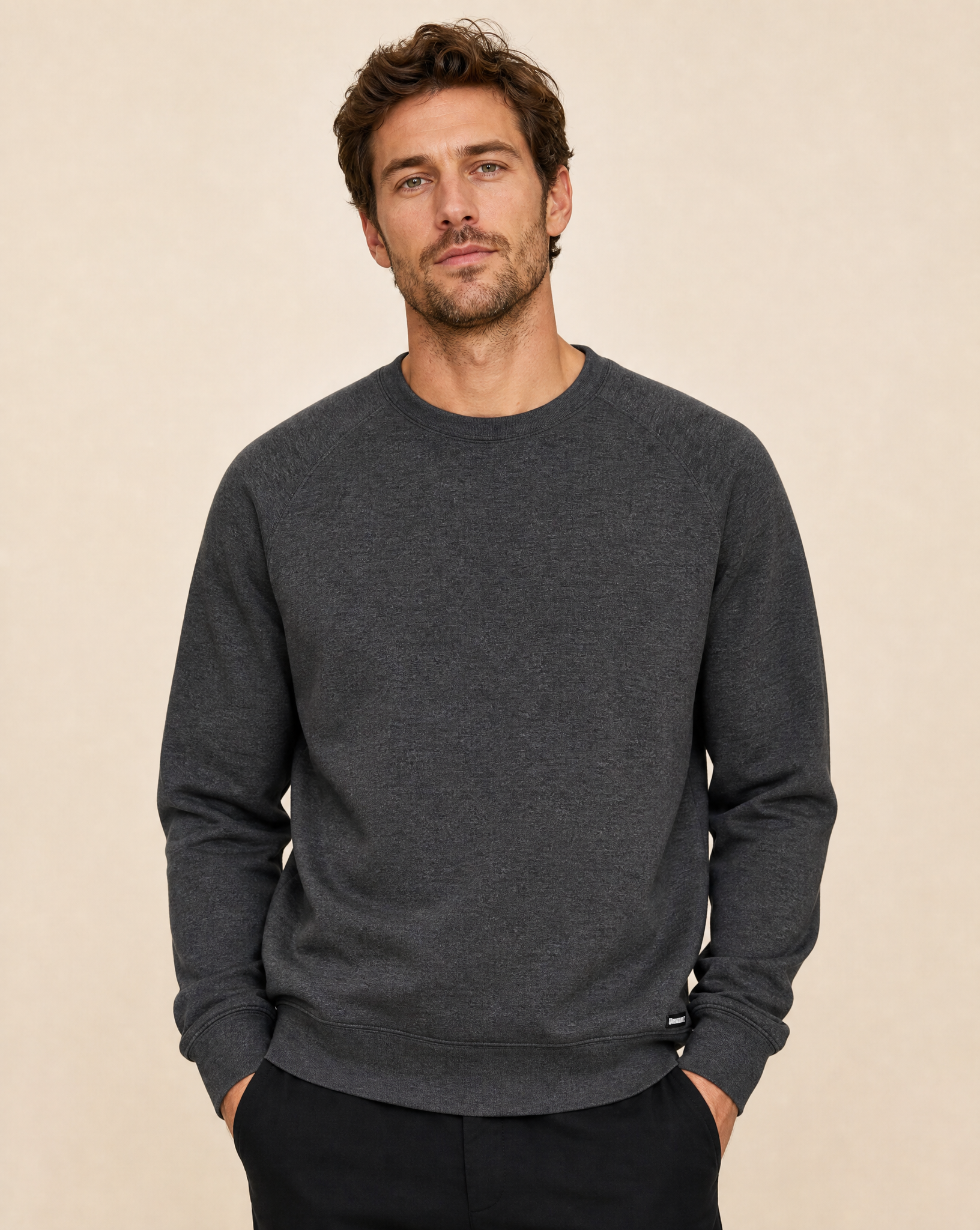 Cutter & Buck Pemberton Sweatshirt Herr - Antracitmelerad