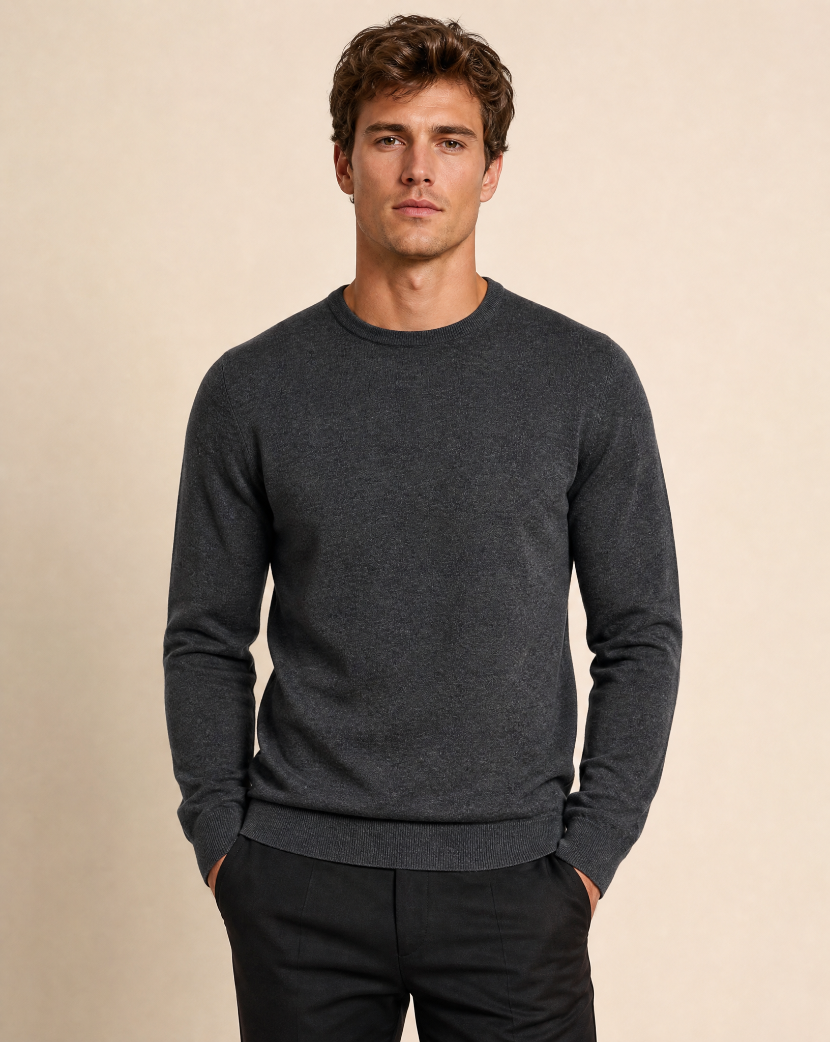 Cutter & Buck Oakville Tröja Herr - Antracitmelerad