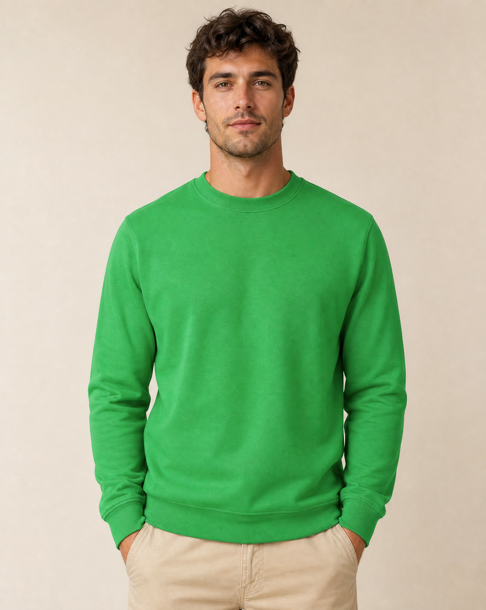Clique Miami Sweatshirt Herr - Apple Green