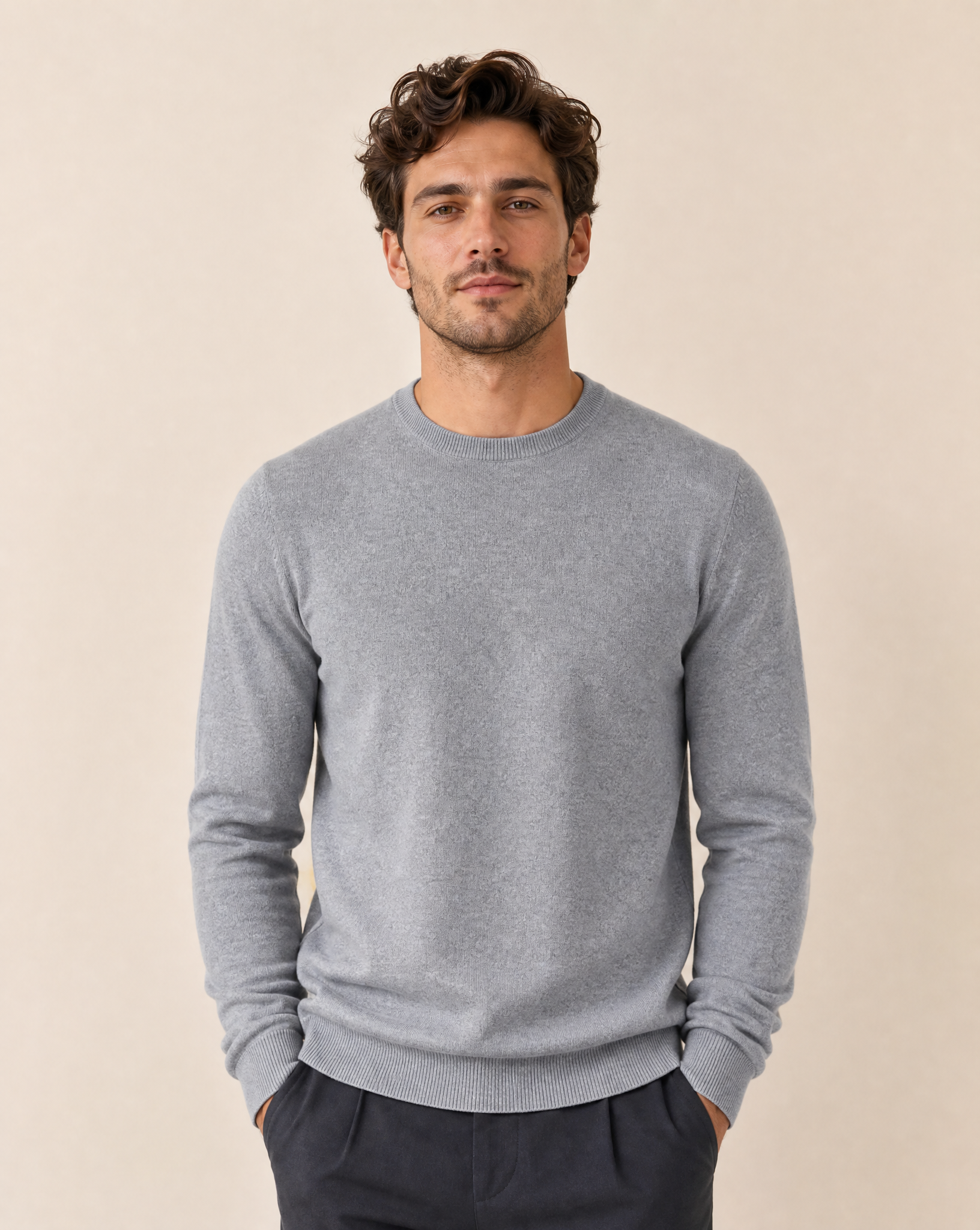 Cutter & Buck Oakville Tröja Herr - Gråmelerad