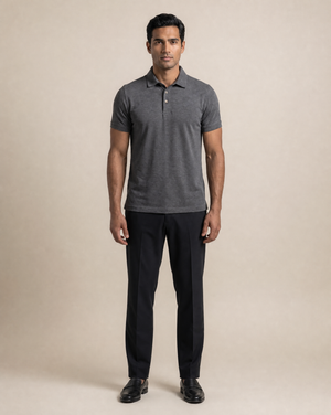 Cutter & Buck Advantage Polo Herr - Antracitmelerad