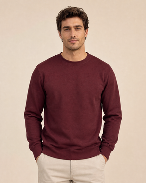 Clique Miami Sweatshirt Herr - Vinröd