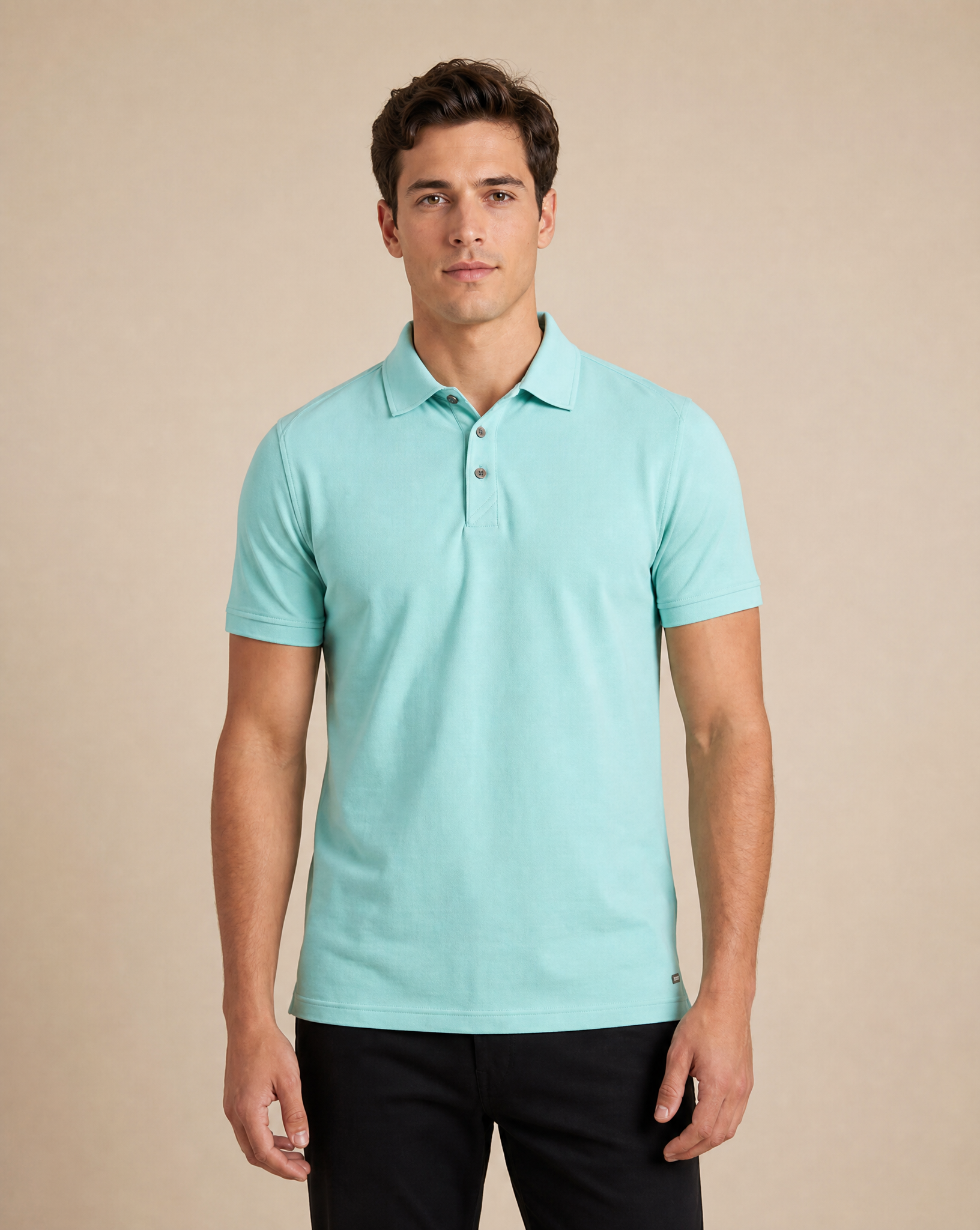Cutter & Buck Advantage Polo Herr - Ljus Turkos