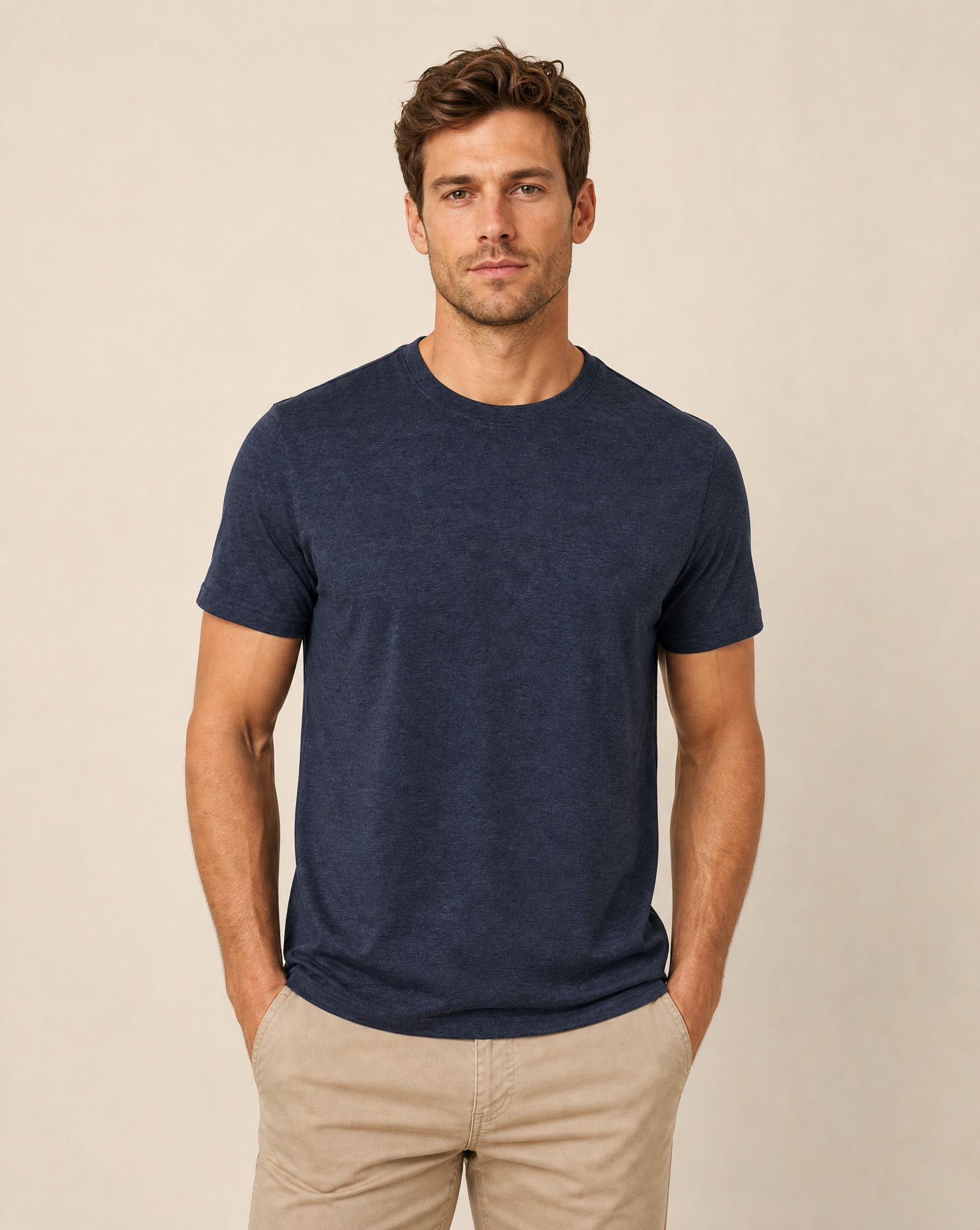 Cutter & Buck Manzanita T-shirt Herr - Marinmelerad
