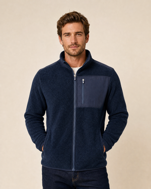 Cutter & Buck Cascade Sherpa Fleece Herr - Mörk Marin