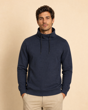 Clique Hobart Polo Sweatshirt Herr - Mörk Marin