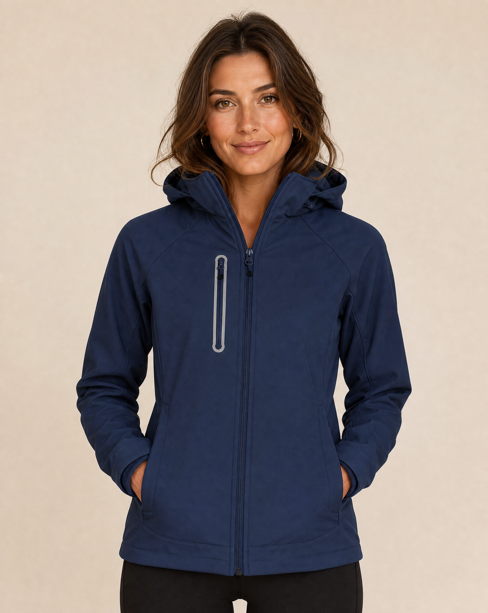 Clique Milford Jacket Dam - Mörk Marin