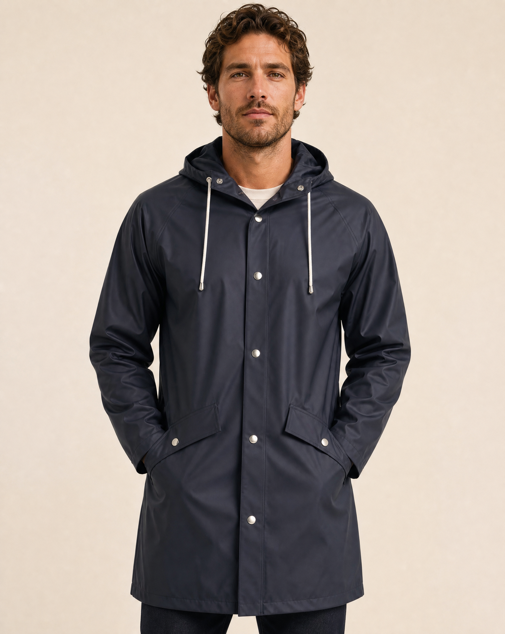 Clique Classic Rain Jacket Herr - Mörk Marin