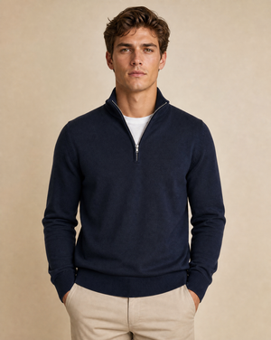 Cutter & Buck Oakville Half Zip Herr - Mörk Marin