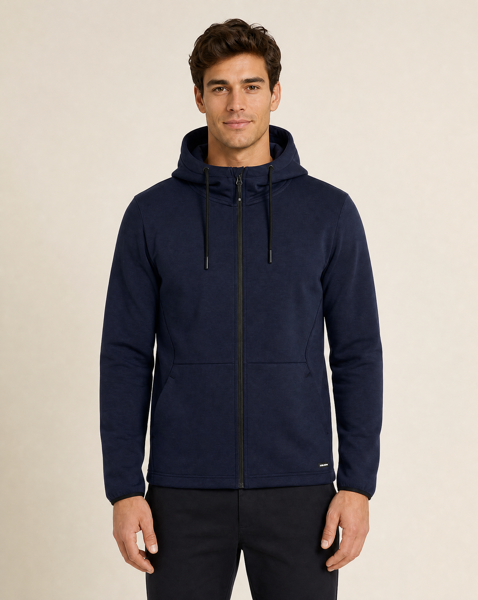 Cutter & Buck Pemberton Hoodie Full Zip Herr - Mörk Marin