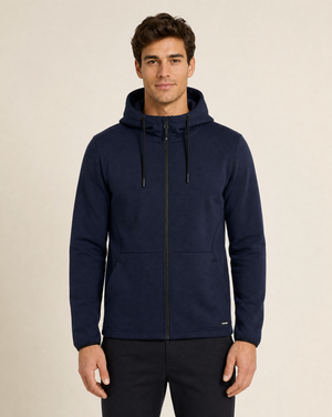Cutter & Buck Pemberton Hoodie Full Zip Herr - Mörk Marin