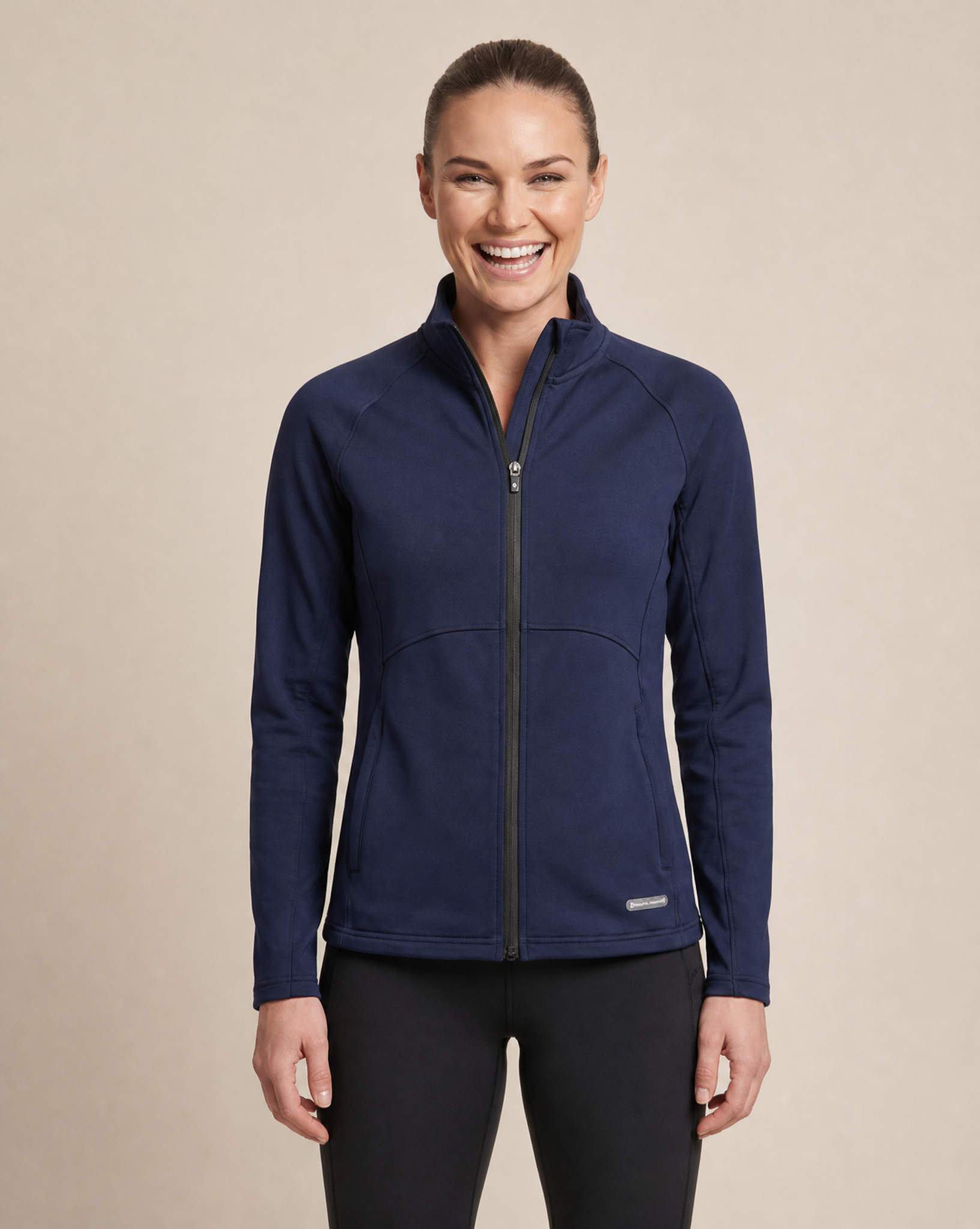 Cutter & Buck Adapt Full Zip Tröja Dam - Mörk Marin