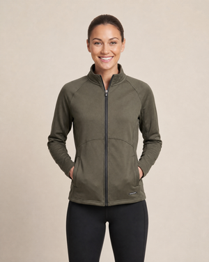 Cutter & Buck Adapt Full Zip Tröja Dam - Ivy Green