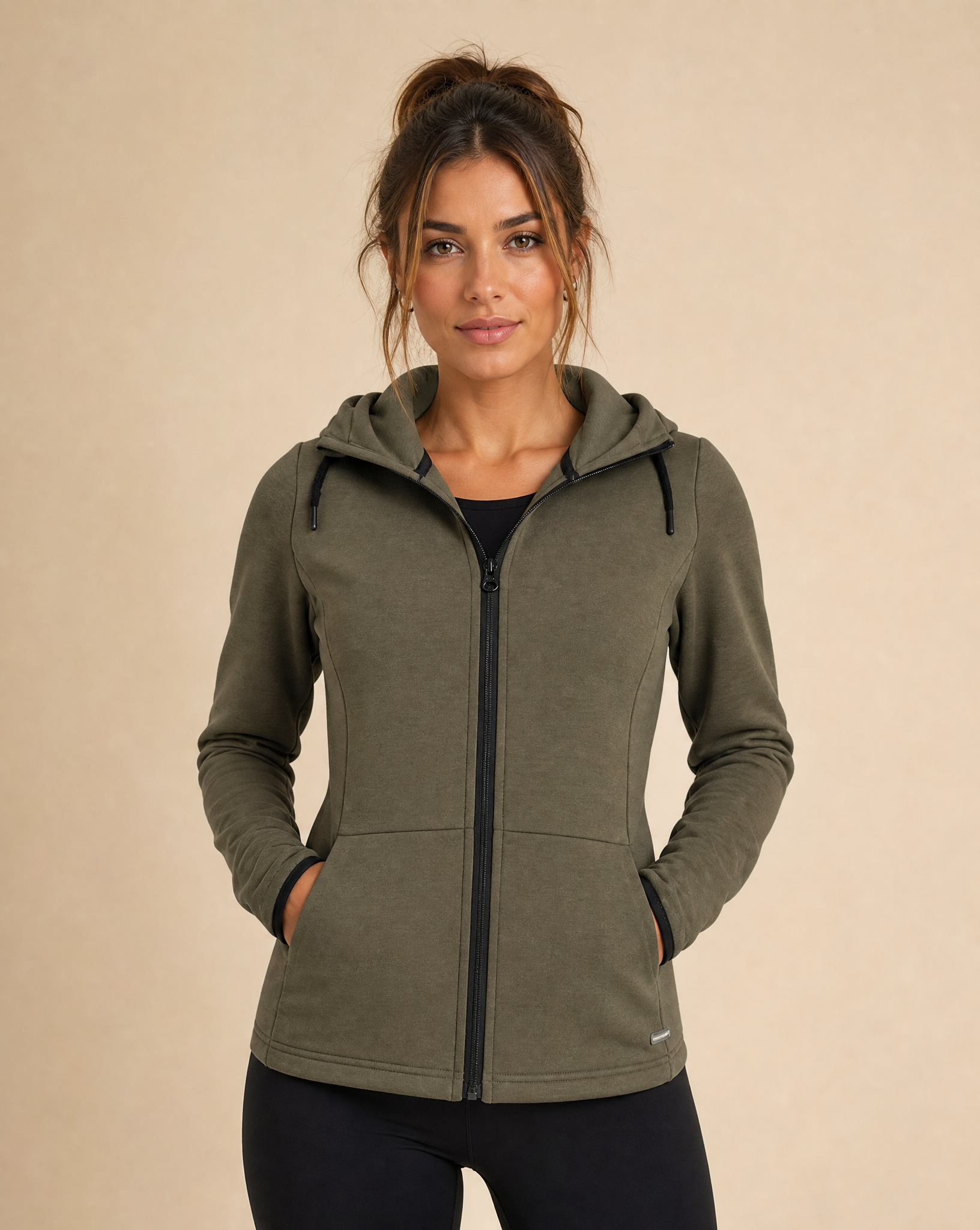 Cutter & Buck Pemberton Hoodie Full Zip Dam - Ivy Green