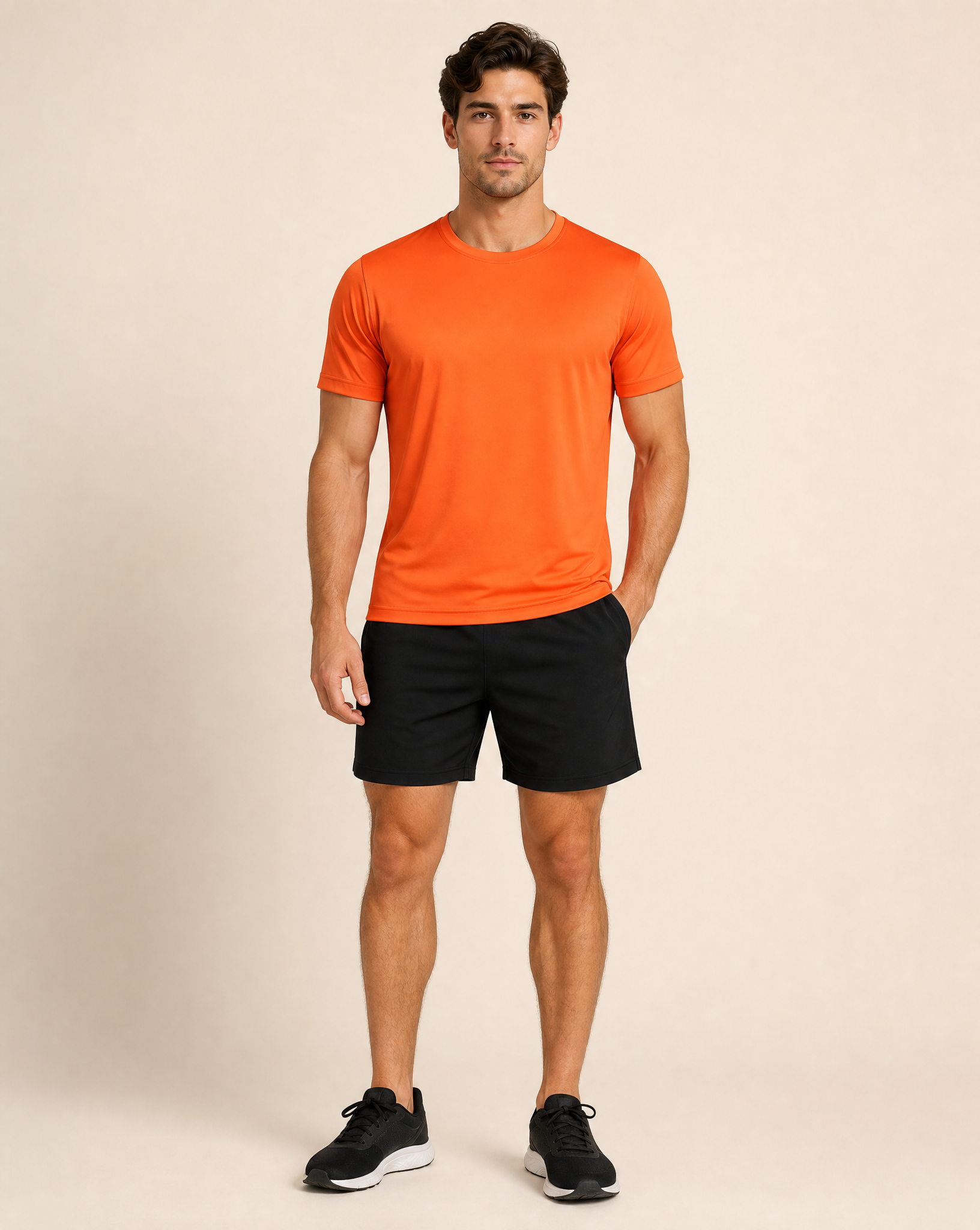 Clique Basic Active-T Herr - Visibility Orange-1