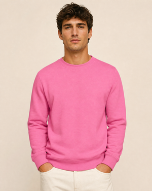 Clique Miami Sweatshirt Herr - Bright Pink