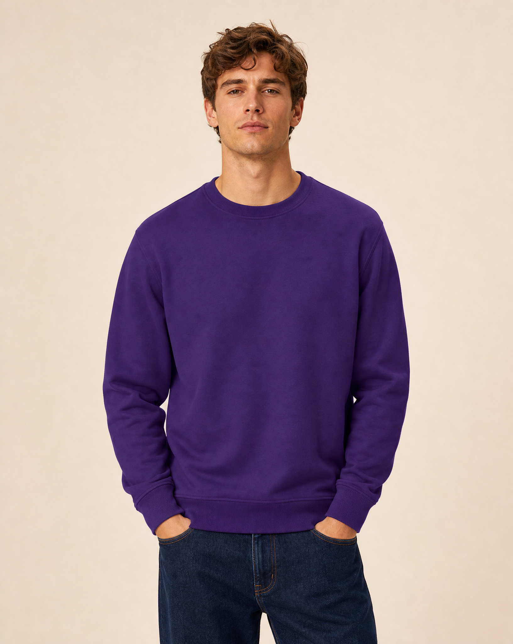 Clique Miami Sweatshirt Herr - Stark Lila