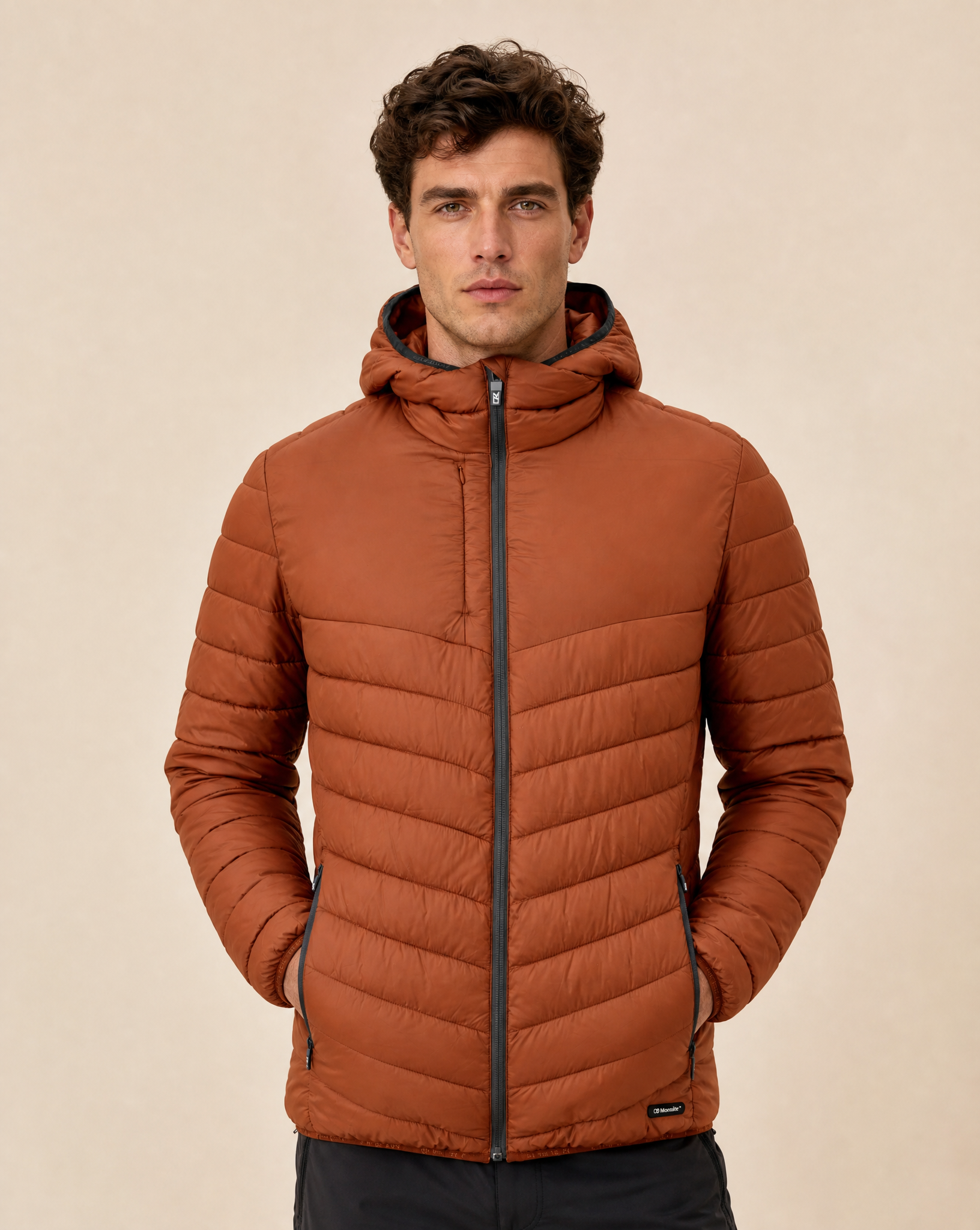 Cutter & Buck Mount Adams Jacka Herr - Orange Rust