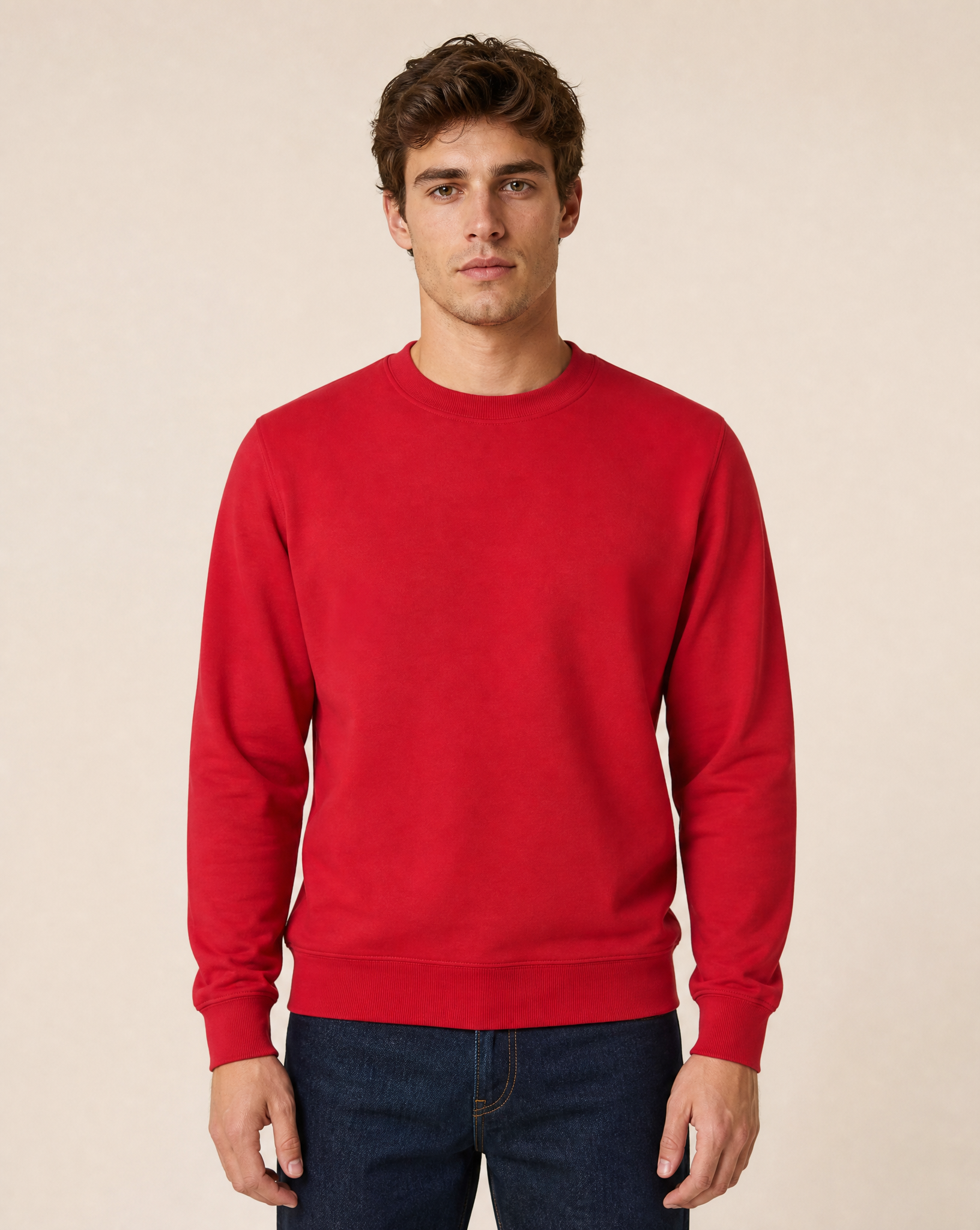 Clique Miami Sweatshirt Herr - Röd