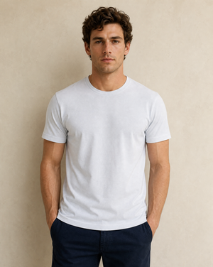 Clique Premium Fashion-T Herr - Vit