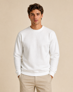 Clique Miami Sweatshirt Herr - Offwhite