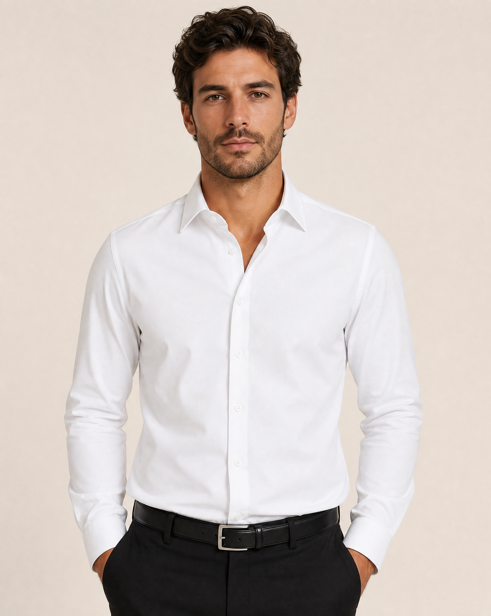 Cutter & Buck Hedley Stretchskjorta Herr - Vit
