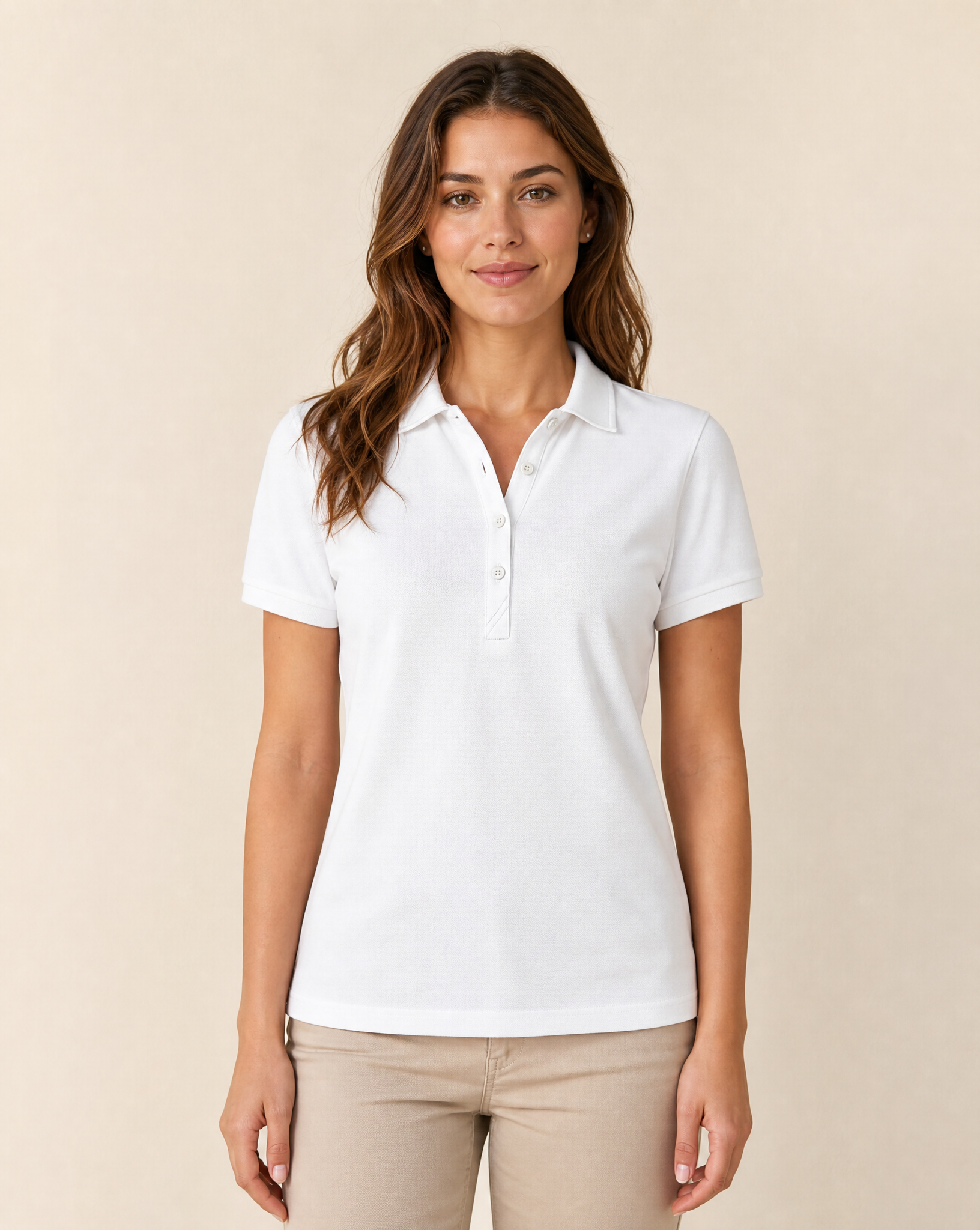Cutter & Buck Virtue Polo Solid Dam - Vit