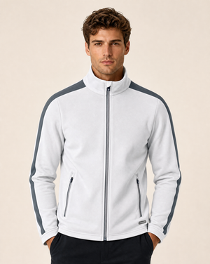 Cutter & Buck Snoqualmie Fleecejacka Herr - Vit