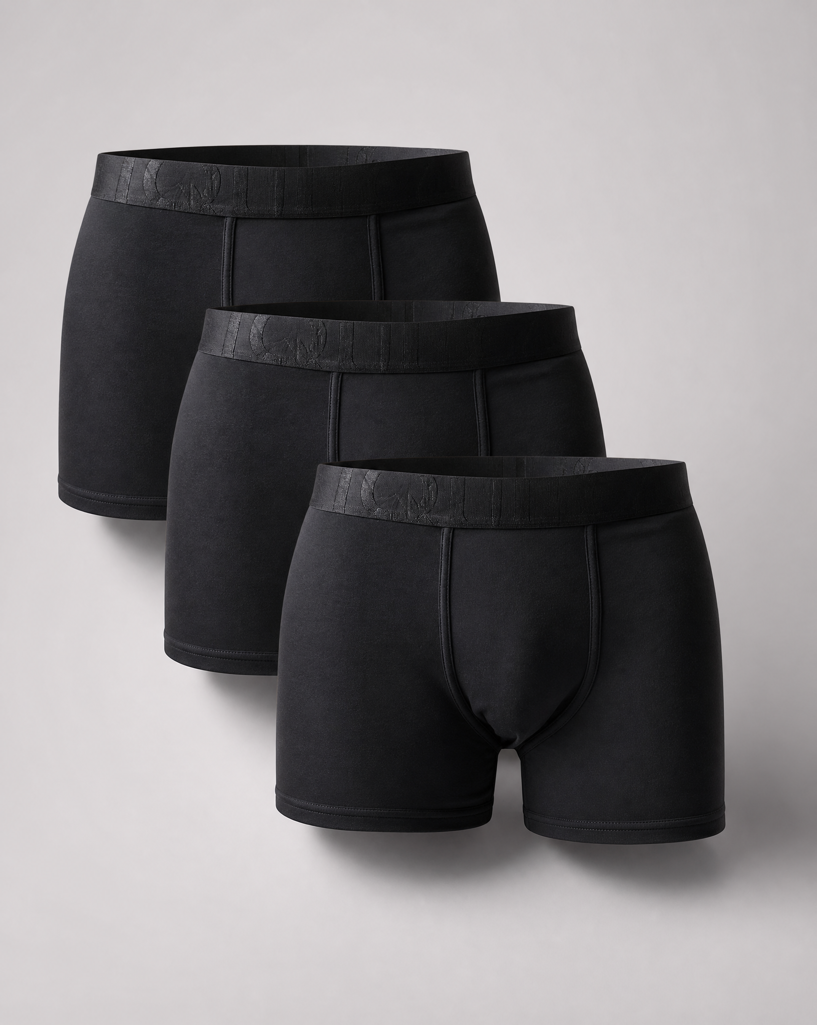 Premium Bamboo Boxers – Svart (3-Pack)-1