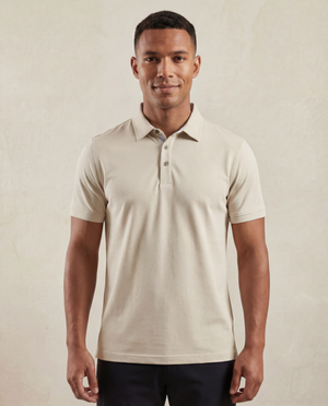 Cutter & Buck Advantage Premium Polo Herr - Beige