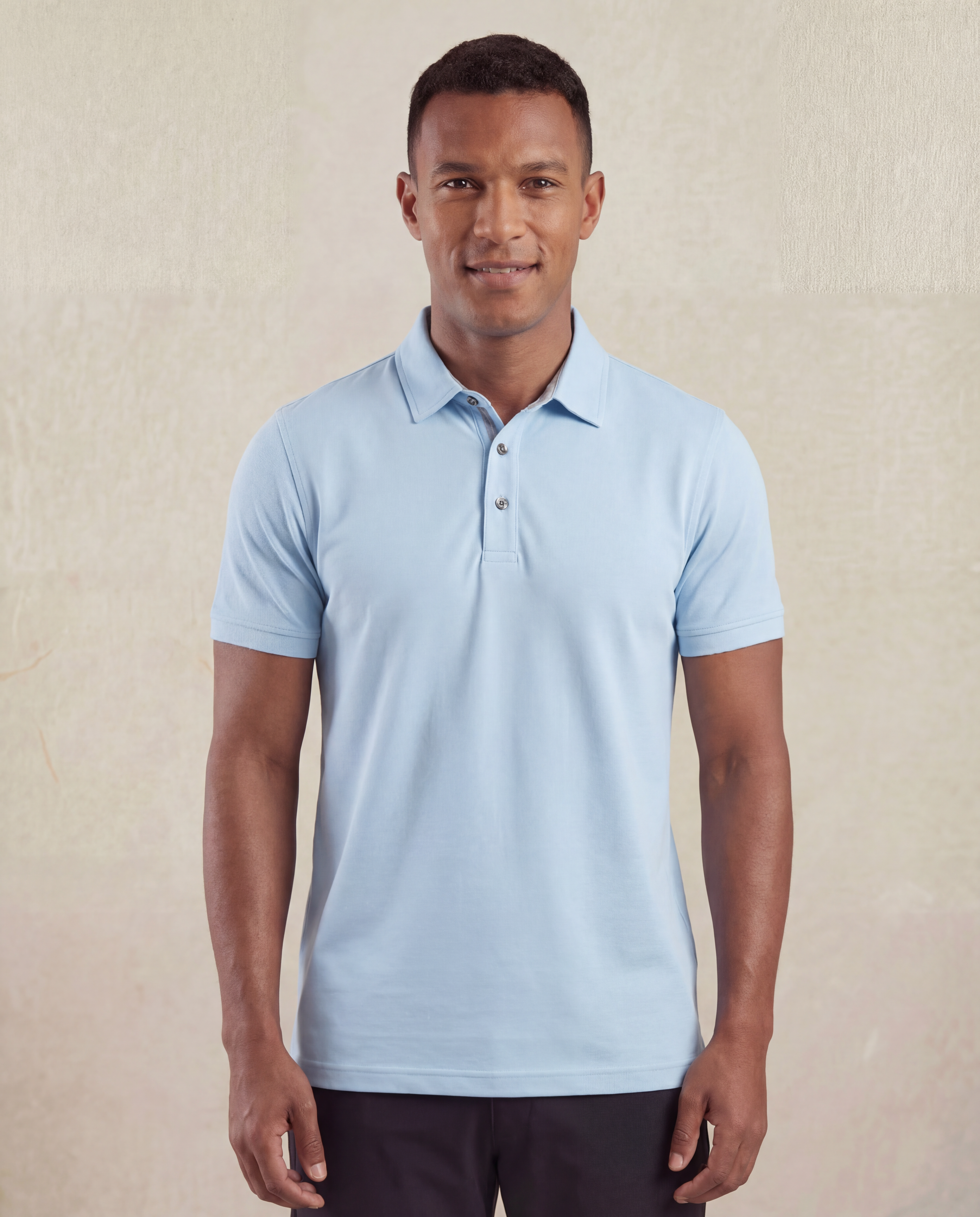 Cutter & Buck Advantage Premium Polo Herr - Himmelsblå