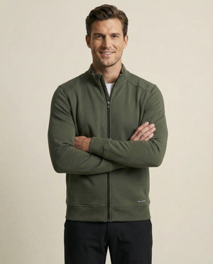 Cutter & Buck Pemberton Cardigan Herr - Ivy Green